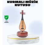 Zero Land Hnrlishp Enstrüman Şeklinde Müzik Kutusu Lüt Tasarım Melodious Music - Ahşap