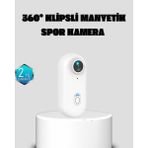 Zero Land Hnrlishp Kompakt 1080P Aksiyon Kamerası Suya Dalı Wifi ve 120° Geniş Açı - Beyaz