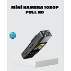 Zero Land Hnrlishp Mini Güvenlik Kamerası 1080P 3mp Fotoğraf 180° Ayarlanabilir Lens USB Şarjlı - Beyaz