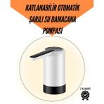 Zero Land Hnrlishp Taşınabilir Şarjlı Damacana Su Pompası Hijyenik Tasarım - Renkli