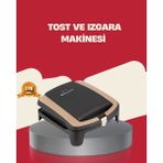 Zero Land Hnrlishp Tost Makinesi Yapışmaz Plaka 1500 Watt Güçlü - Çok Renkli