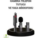 Zero Land Hnrlishp Vlog ve Canlı Yayın Için Çift Yaka Mikrofonu ve Tripodlu Sie Çubuğu Seti - Renkli