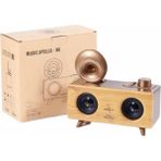 Zero Land Ilkeshop Gramafon Radyo Bluetooth Hoparlör Nostaljik Radyo Fm Radyo - Ahşap