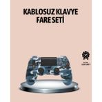 Zero Land Lvsqvr Bluetooth Kablosuz Ps4 Gamepad Çift Motorlu Siyah Controller