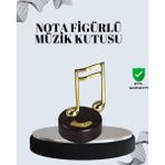Zero Land Mtxdpn Nota Figürü Müzik Kutusu Melodious Model - Altın