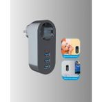 Zero Land Muratech 2500W Güç Destekli Akım Korumalı Priz – 3 USB Çıkışlı - Çok Renkli