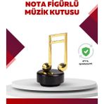 Zero Land Nrzsnt Altın Nota Temalı Müzik Kutusu Müzikli Hediyelik