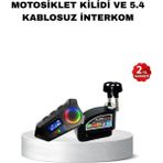 Zero Land Nrzsnt Bluetooth 5.4 Intercom ve Alarmlı Disk Kilidi Seti Güçlü Ses ve Güvenlik - Renkli