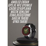 Zero Land Semeglbl Hk Hero4 Akıllı Saat 1.5 Inç Amoled Ekran Çift Kordonlu Gps Nfc Uyumlu - Renkli - Standart