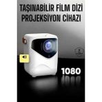 Zero Land Semeglbl Taşınabilir Android Projeksiyon Wifi Destekli 4K Multimedia Tabanlı Ev ve Ofis Tipi - Çok Renkli