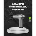 Zero Land Sptrns 4 Başlıklı Şarjlı Masaj Tabancası Bel Sırt Boyun Bacak Kas Rahatlatıcı - Çok Renkli