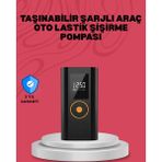 Zero Land Sptrns Çok Amaçlı Dijital Lastik Pompası Araç Bisiklet Top Uyumlu - Çok Renkli