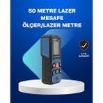 Zero Land Sptrns Profesyonel Lazer Metre Hassas Ölçüm ve Dijital Ekran