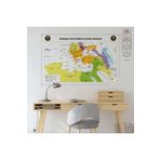 ZERO LAND Statik Kağıt Osmanlı Haritası 150 CM X 215 CM NRMSA
