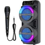 Zero Land Zengemtx Taşınabilir Bluetooth Hoparlör Rgb Işık Efektli Stereo Ses - Renkli
