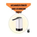 ZERO LAND ZENGEMTX6000121146620241 Uzun Şarj Süreli Su Pompası | Tek Tuşla Başlat/durdur | Cam Damacana Uyumlu | Enerji Tasarruflu 4W G