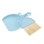 Zerodeko 1 Takım Mini Süpürge Seti temizlik fırçası cleaning brush Kompakt temizlik seti mini vacuum cleaner mini masa süpürgesi masaüstü toz mini el süpürgesi küçük fırça ve faraş pp Blue