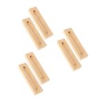 Zerodeko 3 Set Bambu Ahşap Tütsü Kutusu Tütsü Çubuğu Tutucu Brülör Masa Dekorasyonu Masaüstü Süsü Masa Dekoru Beige Ahşap 2 Adet*3