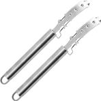 Zerodeko Aletler 2 Adet Mutfak Jilet Tutucu Kılı Tıraş Aleti Et Saç Kazıyıcı Mutfak Et Kazıyıcı Topal Ekmek Kılı Kazıyıcı Ekşi Mayalı Ekmek Malzemeleri Metal Hayvan Paslanmaz Çelik