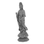 Zerodeko avalokitesvara süsleme heykel süslemeler yin için dekorasyon zanaat zarif buda dekoru Kapalı masaüstü eski el sanatları masaüstü buda Sentetik reçine Grey
