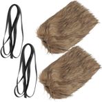 Zerodeko Kürk Bacak Isıtıcılar Sahte Tüylü Bacak Isıtıcıları Viking Botlar Viking Kostüm Erkekler Ve Kadınlar İçin Karnaval Rol Oyun Ortaçağ Aksesuarları 1 Set