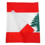 Zerodeko Lübnan Ulusal Bayrağı Polyester Banner Lübnan Bayrağı Lübnan Bayrağı Açık Büyük Ev Kutlamaları Dekorasyon Yurtsever Görüntüler