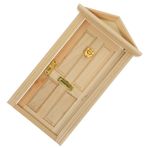 Zerodeko Mini Ahşap Kapı Minyatür Bitmemiş Ahşap Mini Kapı Ahşap Kapılar Için Diy Minyatür Ahşap Kapı Diy Oyuncak Kapıları Dekoratif Mini Kapı Minik Süsü Odun Mobilya Küçük Oyuncak Çocuk