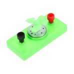 Zerodeko Mini Jeneratör Motorlar DIY Oyuncakları Için Elektrik Motoru Rüzgar Türbini Jeneratör El Kranklı Güç Jeneratör Modeli Yeşil