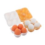 Zerodeko Oyuncak Bebek Evi Yumurta Kartonu Oyuncak Yumurta El Sanatları Bebek Evi Aksesuarları Mini Oyuncak Ev Aksesuarı Porselen Yumurtalık Mini Figürler Yumurtaları Pla