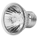 Zerodis 25W/50W Isıtıcı Ampul Akvaryum Güneş banyosu Lambası Sürüngen Lamba Isıtıcı Kaplumbağa Isı Verici Evcil Hayvan Sürüngen için E27 Tabanlı (50W)
