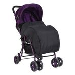 Zerodis Baby Kinderwagen Fuß Muff Windschutz Abdeckung Sleeping Nest Universal Warm Wasserdicht(Schwarz)