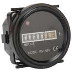 Zerodis Doğru Tekne Saati Ölçer 2,4 inç Çaplı Tekne Saati Ölçer 2,4 inç Gemi Zaman Kaydedici Çapı Maksimum 99999,99H Yüksek Doğruluklu Mekanik Saat Ölçer
