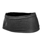 Zerodis Gizli Elastik Bel Çantası, Taşınabilir Çok Fonksiyonlu Spor Gizli Bel Çantası, Büyük Kapasiteli, Pasaport için Nefes Ter , siyah, M