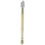 Zerodis Glasschneider Professionelle Metallgriff Glas Cutter Werkzeug Schneidwerkzeug für Glas Fliesen Spiegel Flasche Mosaik(Copper Handle)