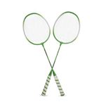 Zerogym 2li Badminton Raket Seti 66cm Yeşil