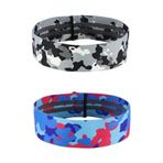 ZeroGym Camo Kalça İnceltici & Sıkılaştırıcı Egzersiz Direnç Bant - 39cm (Mavi Kamuflaj)