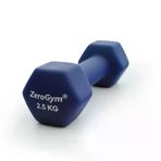 Zerogym Neopren Kaplı İçi Demir Dambıl 2,5 kg Mavi 1 Adet