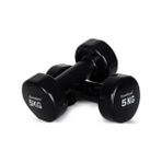 Zerogym Vd5 Vinyl Demir Dambıl 5kg 1 Adet - 5 kg - Siyah