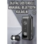 Zeroshop Kablolu Makaralı Bluetooth Kulaklık Uzun Pil Ömrü Dijital Göstergeli - Renkli