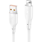 Zeroshop Konfulon DC64 USB To Lightning 1m 3.0A Hızlı Şarj Kablo - Beyaz