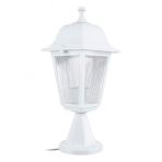 Zerpa Aydınlatma 20 cm x 39 cm Dekoratif Optik Kare Beyaz Set Üstü Armatür Aplik
