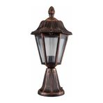 Zerpa Aydınlatma 24 cm x 45 cm Dekoratif Altıgen Bakır Set Üstü Armatür Aplik