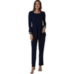 Zerre Bebe Kadın Lacivert Hamile Lohusa Pijama Takımı 2015, M, Effortt 2015-89D0018313403