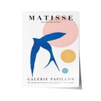 Zestia Çerçevesiz Poster Uçan Kuş Figürü – Matisse Galeri Salon Dekoru Poster 101935, 15 x 21