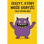 Zeszyt, który (chyba) nie gryzie: Zabawny zeszyt w kratkę 6x9 | 100 stron | Idealny do szkoły, notatek i bazgrania