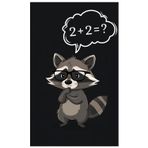 Zeszyt z szopem praczem – Matematyka: 80 stron w kratkę + ilustracje szopa – idealny do notatek