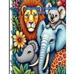 Zetangle Coloring Book: A Relaxing Animal-Themed Coloring Book for Adults and Kids | Stress Relief with Intricate Designs
