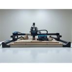 Zetcarve - E-Sat M5 Model Masaüstü Cnc Makinesi 2'si 1 Arada 60 Watt Optik Lazer + Router Makine 40X40 cm Işlem Alanlı