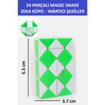 ZETCONCEPT 24 PARÇALI YARATICI MAGIC SNAKE CUBE -SİHİRLİ YILAN ZEKA SABIR KÜPÜ - RENK: YEŞİL