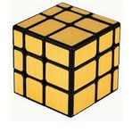 ZETCONCEPT 3x3 Altın Rengi Aynalı Zeka Küpü, Profesyonel Hız Küpü, 3X3 GOLDEN MIRROR AYNA KÜP -Zeka Küpü - Profesyonel Speed Cube - Sabır Küpü -